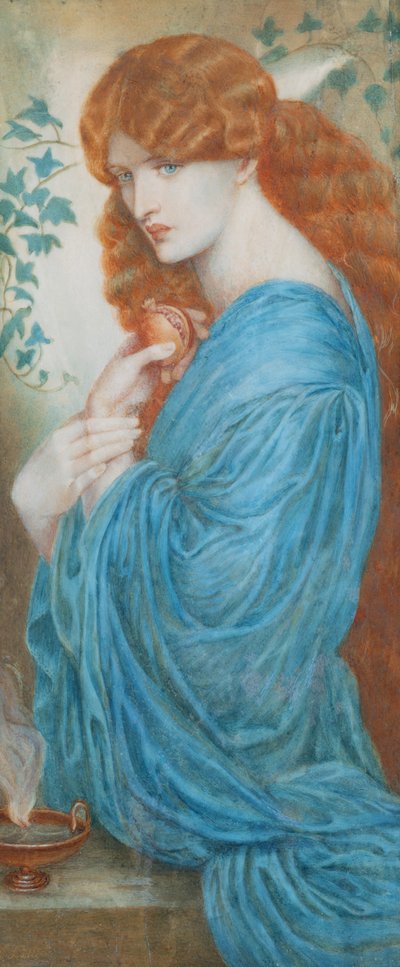 Proserpine after Gabriel Dante Rossetti by A. Corsi Lalli